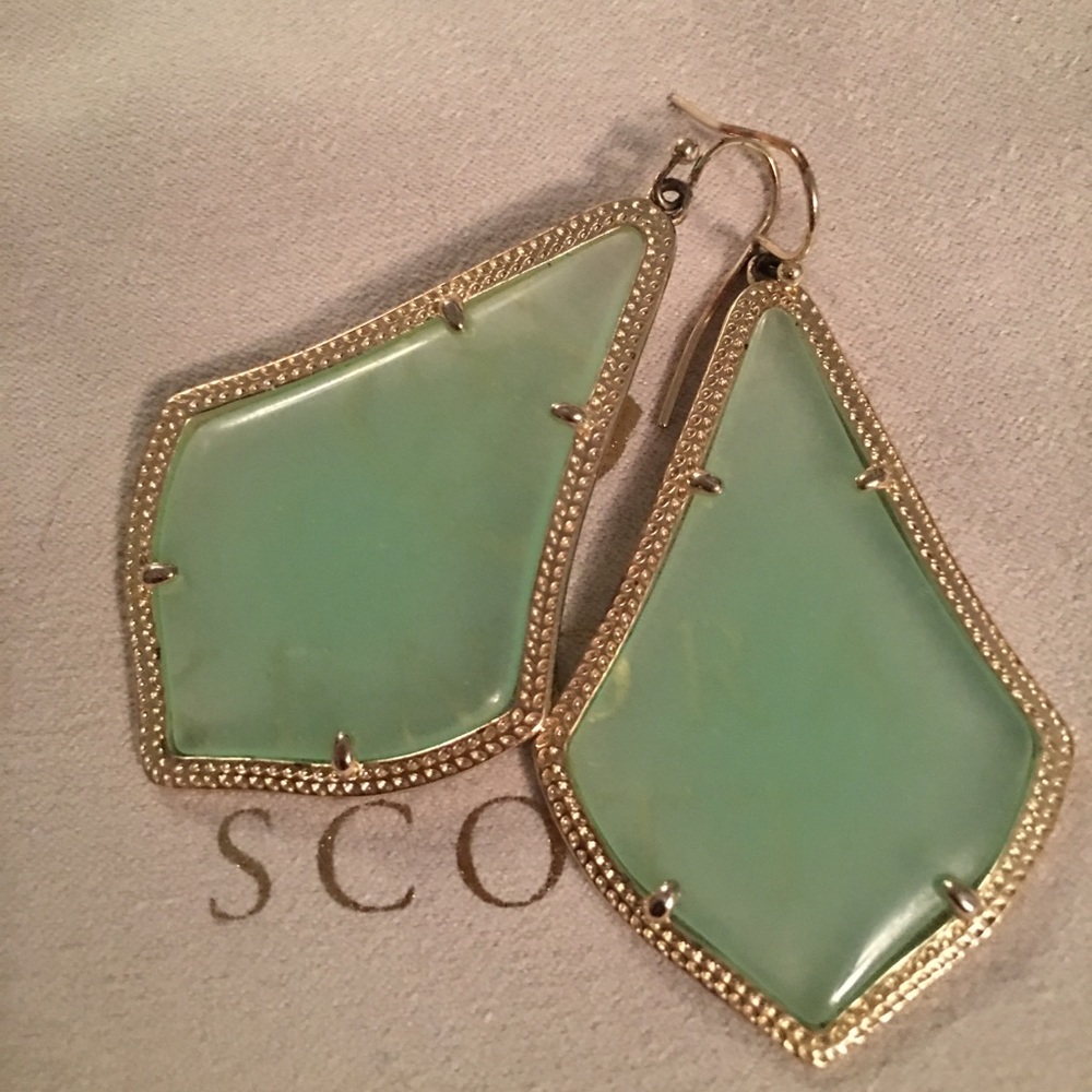 Kendra Scott Alexandra Chalcedony Earrings
